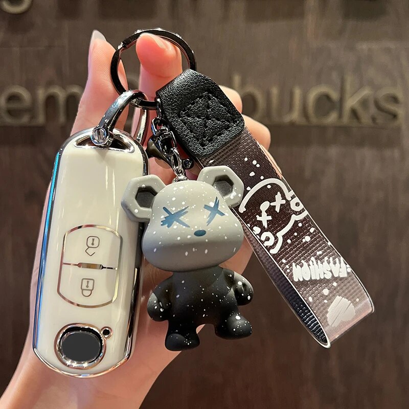Car Key protective Cover for Mazda 6 Sedan Cx-5 Cx-9 Mazda 3 Smart Key 2013-2019