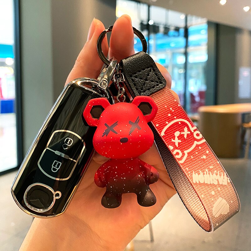 Car Key protective Cover for Mazda 6 Sedan Cx-5 Cx-9 Mazda 3 Smart Key 2013-2019