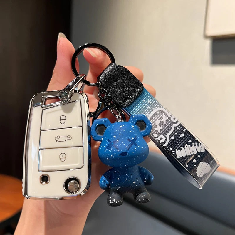 Car Key Protective Cover for Volkswagen Golf 7 Polo Tiguan 2013-2021