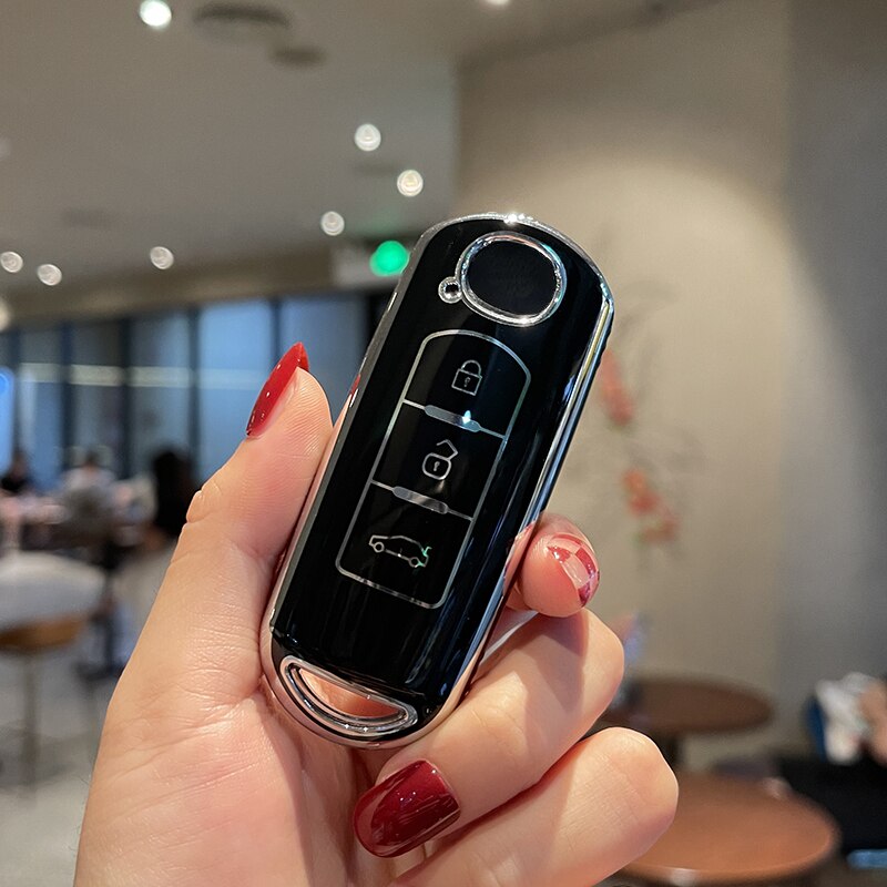 Car Key protective Cover for Mazda 6 Sedan Cx-5 Cx-9 Mazda 3 Smart Key 2013-2019