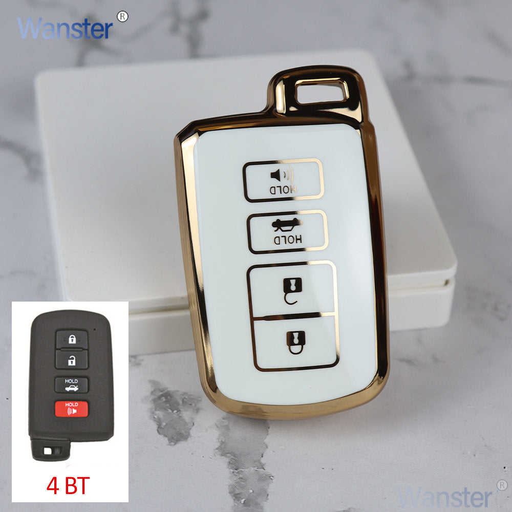 Car Key Protector Cover for Toyota Camry Hybrid Kluger Smart Key 2012-2018