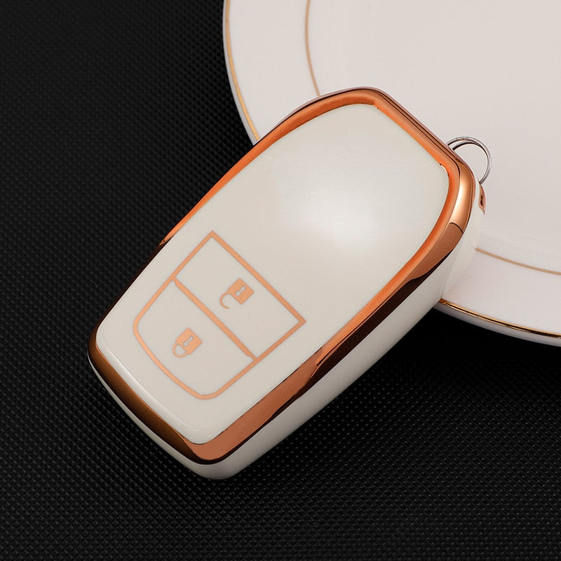 Car Key protector Cover for Toyota Hilux Fortuner Smart Key 3 Button 2017-2022