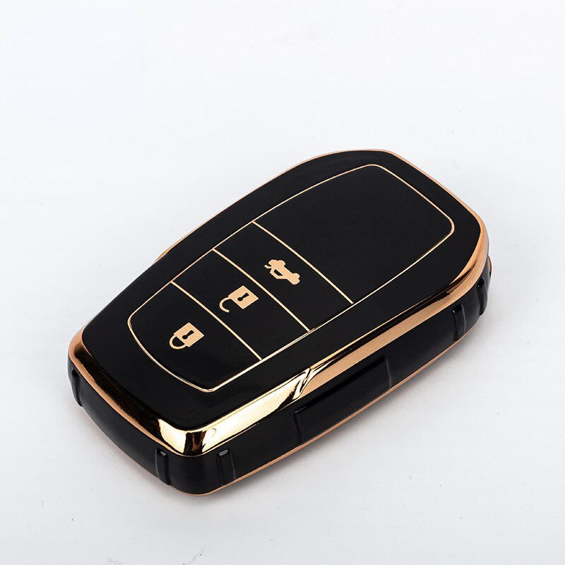 Car Key protector Cover for Toyota Hilux Fortuner Smart Key 3 Button 2017-2022