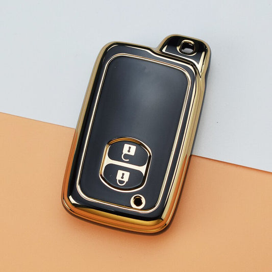 Car Key Cover for Toyota Prado Prius C V Land Cruiser 200 Smart Key 2008-2016