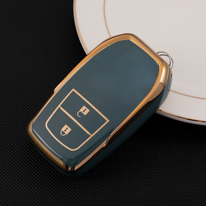 Car Key protector Cover for Toyota Hilux Fortuner Smart Key 3 Button 2017-2022