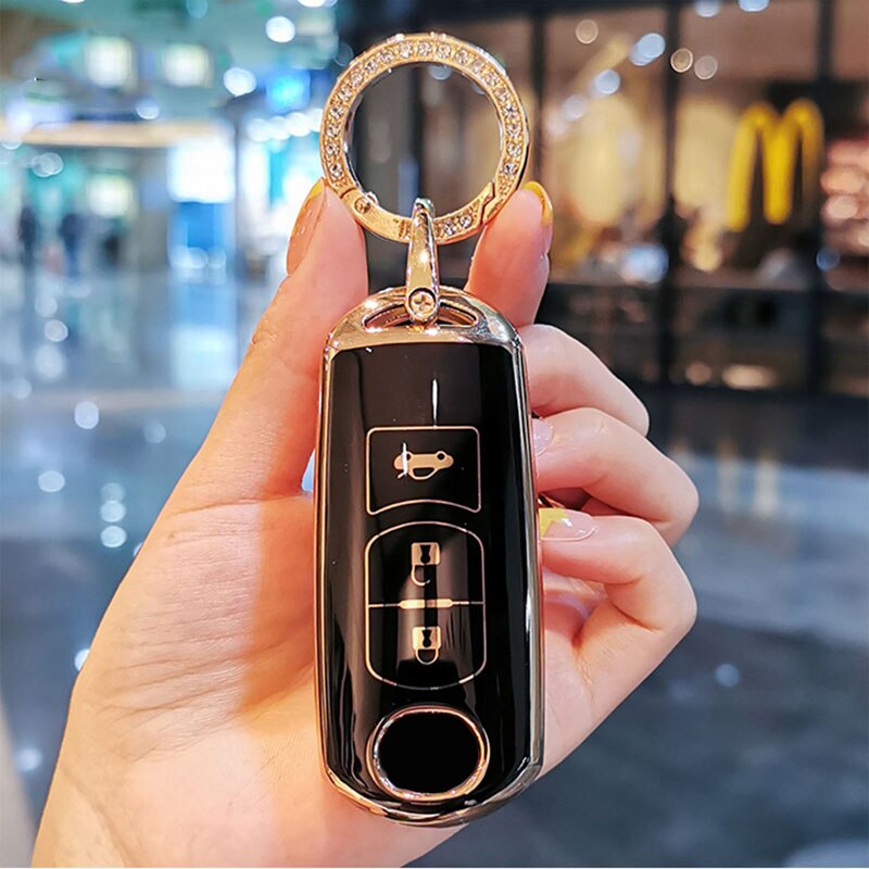 Car Key protective Cover for Mazda 6 Sedan Cx-5 Cx-9 Mazda 3 Smart Key 2013-2019