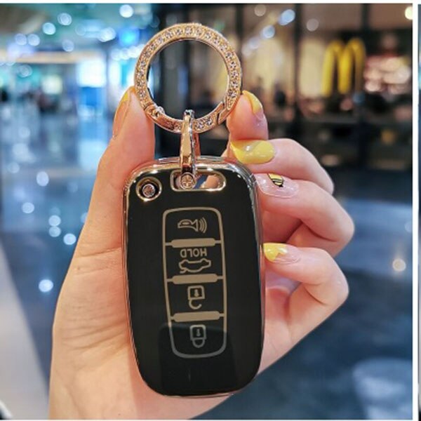 Car Key Protection Cover for Hyundai kia Optima Santafe Smart Key 2009-2012 Button