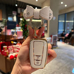Protective Car Key Cover for Toyota Rav4 Corolla Prado CH-R Smart Key 2/3 Button 2019-2022