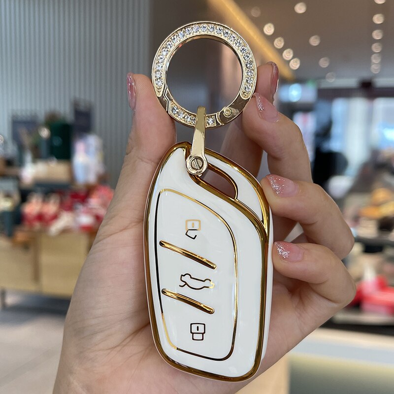 Protective Car Key Cover For MG ZS Smart Key 2018-2023