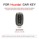 Car Key protection Cover for Kona Santa Fe Palisade Smart Key 4 Button 2018-2022 Style 2