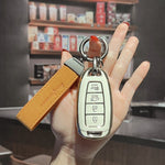 Car Key protection Cover for Kona Santa Fe Palisade Smart Key 4 Button 2018-2022 Style 2