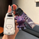 Car Key Protective Cover For Audi New Smart Key For Tt A4-b9 A5 Q5 S5 Q7 2015-2020