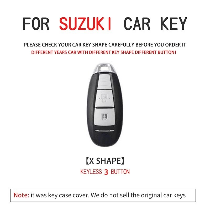 Car Key Protection Cover for Suzuki Swift Vitara Kizashi Smart Key 2009-2021