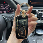 Car Key Protector Cover For Bmw F Series X3 X4 3 5 Series 7 Series 3/4 Button 2014-2022 cas4