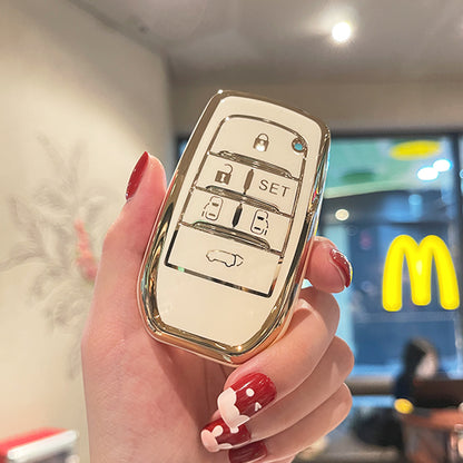 Car Key Cover for Toyota Alphard Vellfire Smart Key 5 Button 2017-2023