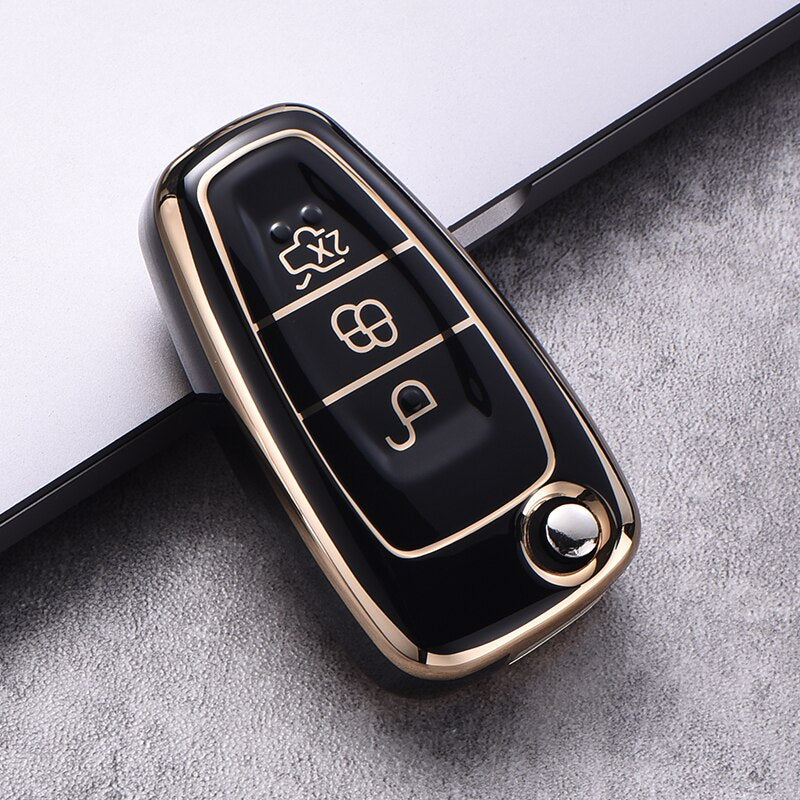 Car Key Protection Cover for Ford Remote Key Mondeo Focus Fiesta 2010-2015