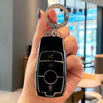 Protective Tpu Car Key Cover for Mercedes C200 C Class E Class Keys 2018-2022