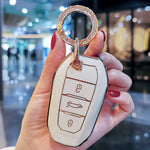 Protective Car Key Cover for Peugeot Citroen Smart Key 2014-2021