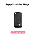 Protective Car Key Cover For Peugeot Citroen Remote Key 2005-2016