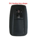 Protective Car Key Cover for Toyota Rav4 Corolla Prado CH-R Smart Key 2/3 Button 2019-2022