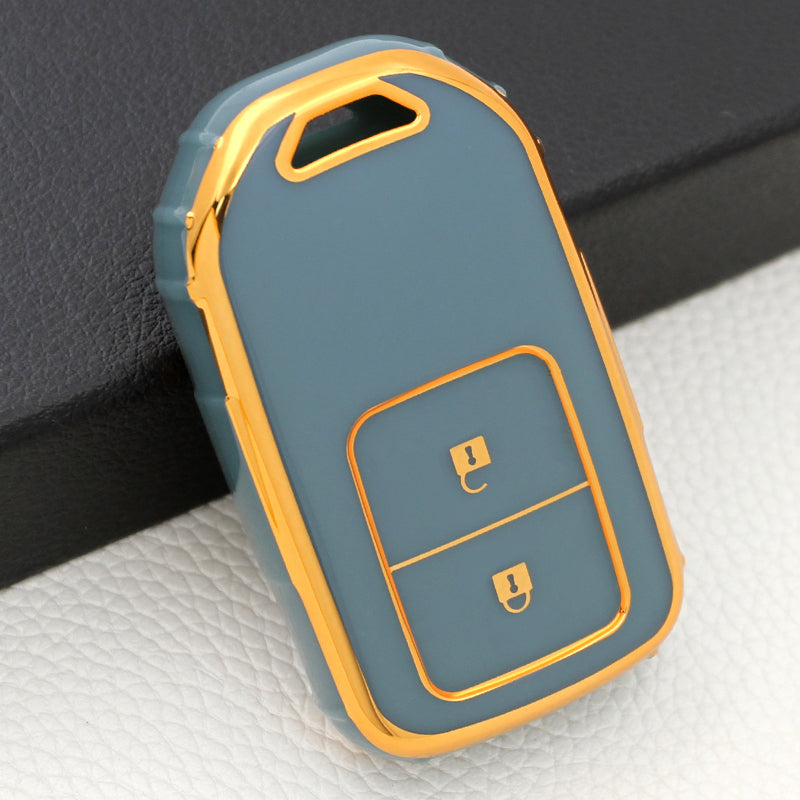 Car Key Cover for Honda Jazz Hr-v Cr-v Smart Key 2016-2022 2 Button