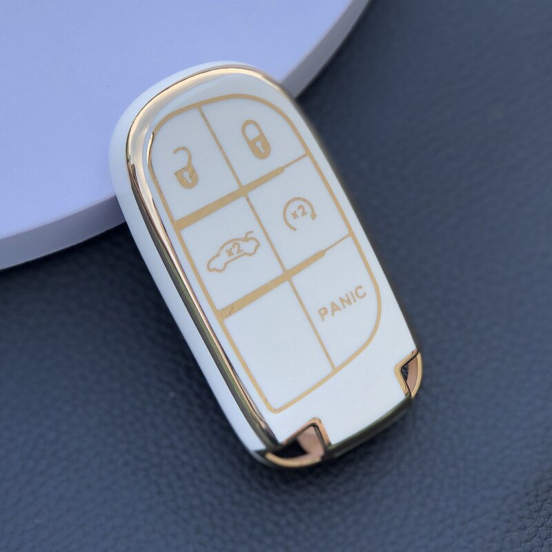 Car Key Protection Cover for Jeep Grand Cherokee Chrysler 300c 2013-2018