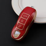 Car Key Cover Protector for Porsche Cayenne Macan 2010-2019 Keyless Start Only