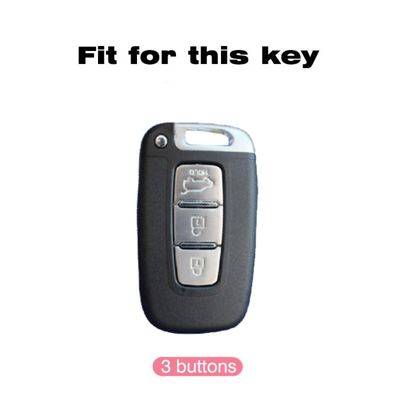 Car Key protection Cover for Hyundai Smart Key I30 Veloster Ix35 Santafe 2009-2013