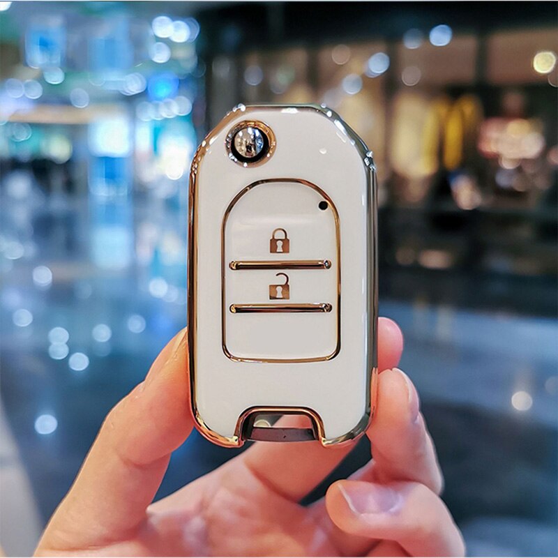 Car Key Protection Cover for Honda Accord Odyssey Cr-v Hr-v Flip Key Remote 2014-2020
