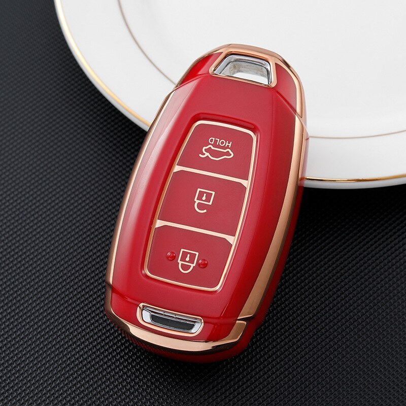 ontto Smart Car Key Case Cover for Hyundai i30 ix35 Santa Fe Azera
