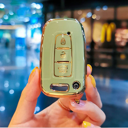 Car Key protection Cover for Hyundai Smart Key I30 Veloster Ix35 Santafe 2009-2013
