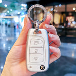 Car Key Protection Cover for Kona I30 Accent Elantra New Shape Remote Key 2018-2022